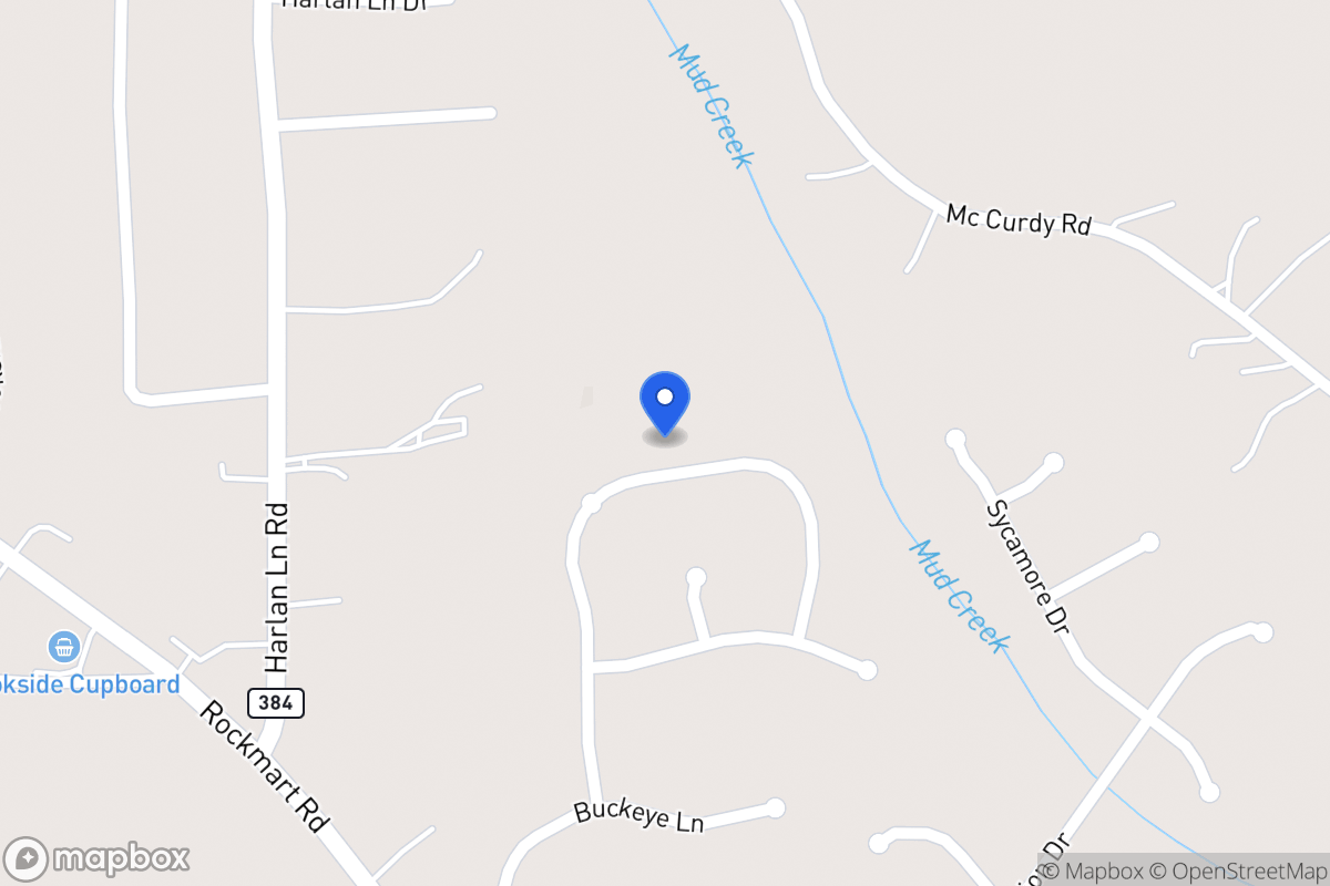 Map of 1132 Red Bud Cir