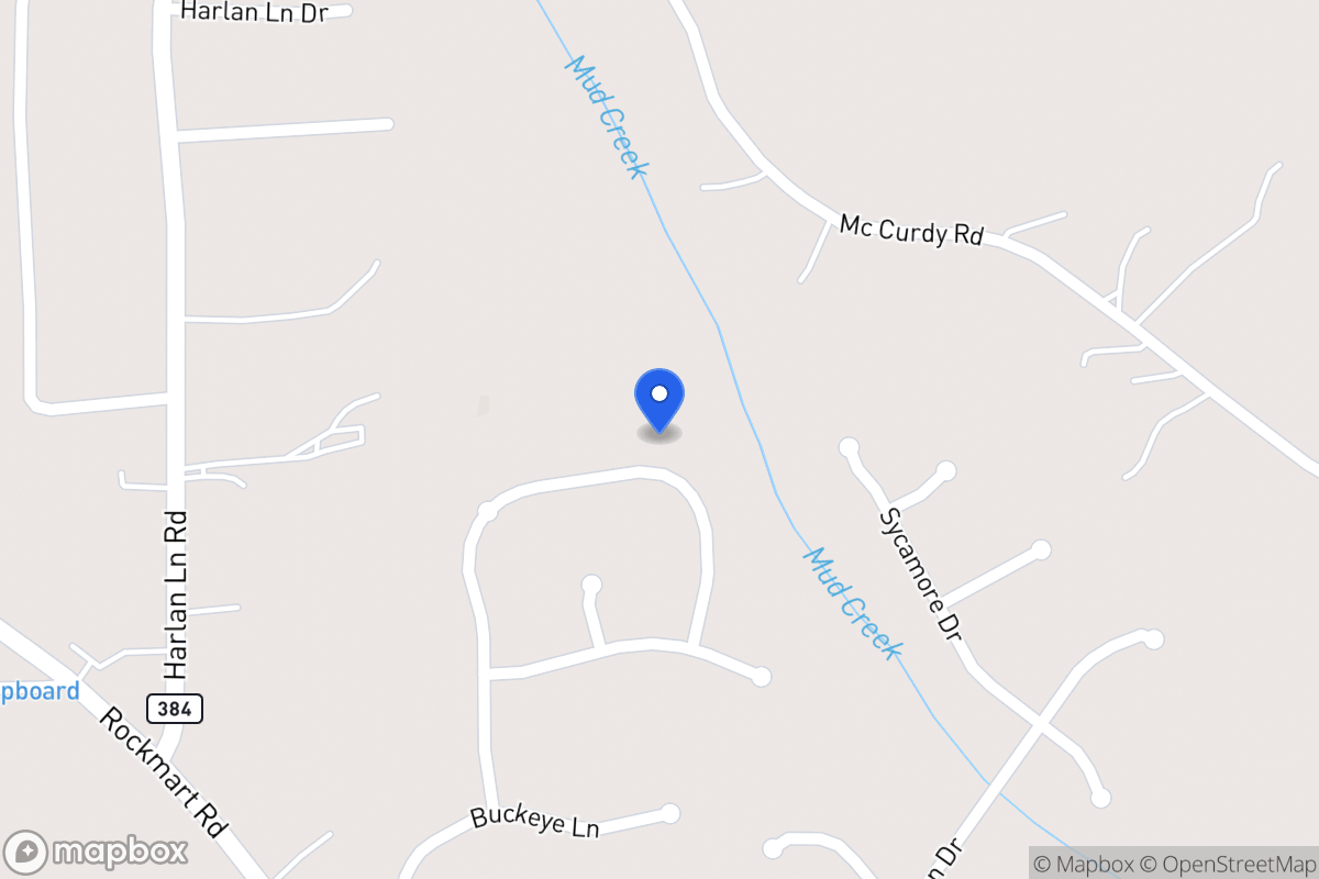 Map of 1140 Red Bud Cir