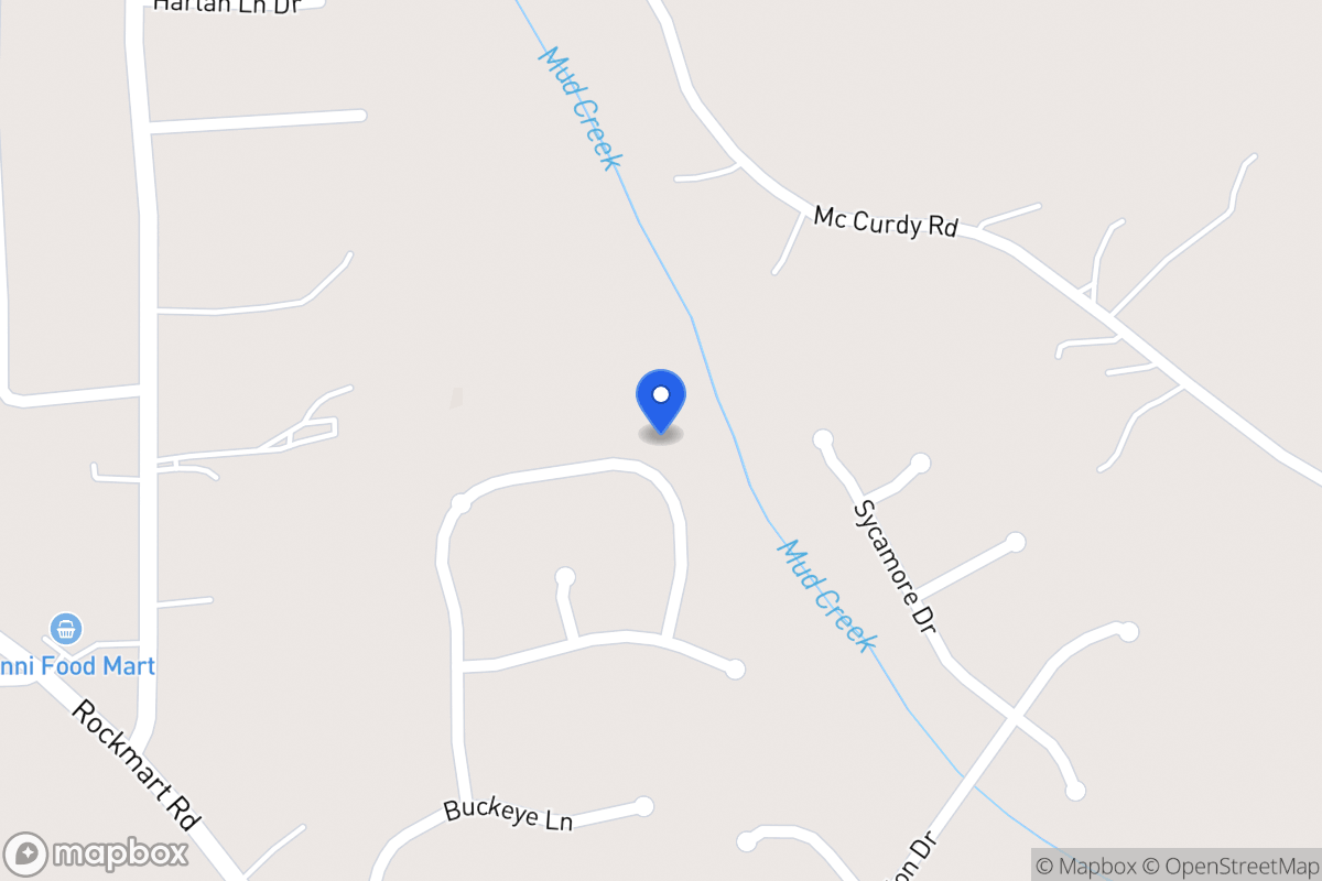 Map of 1142 Red Bud Cir