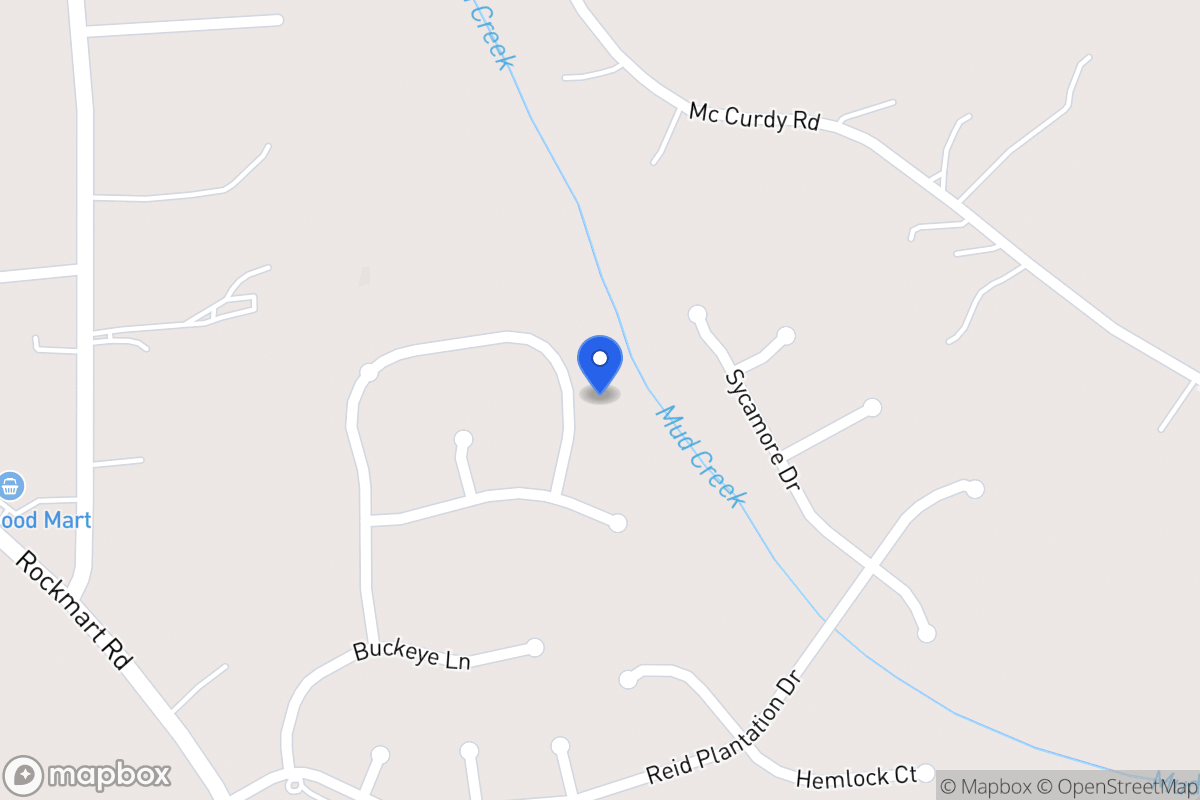 Map of 1150 Red Bud Cir