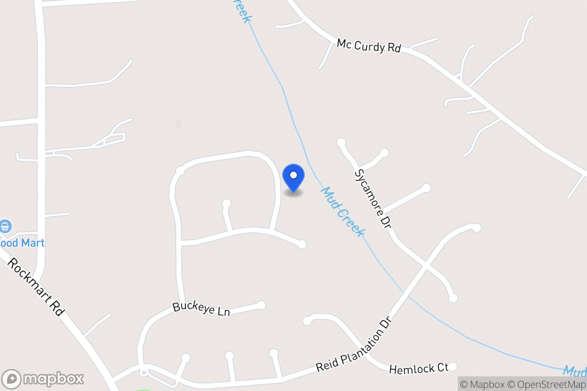Map of 1152 Red Bud Cir