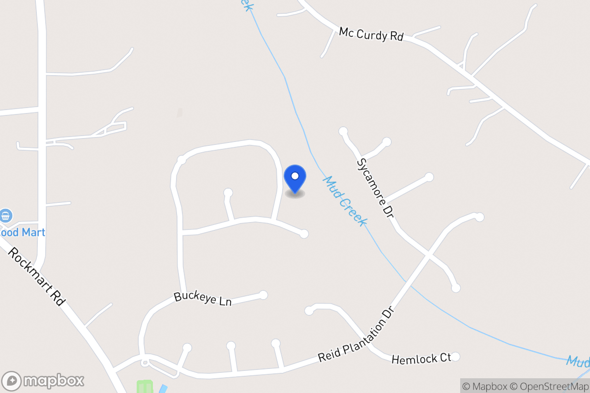 Map of 1154 Red Bud Cir