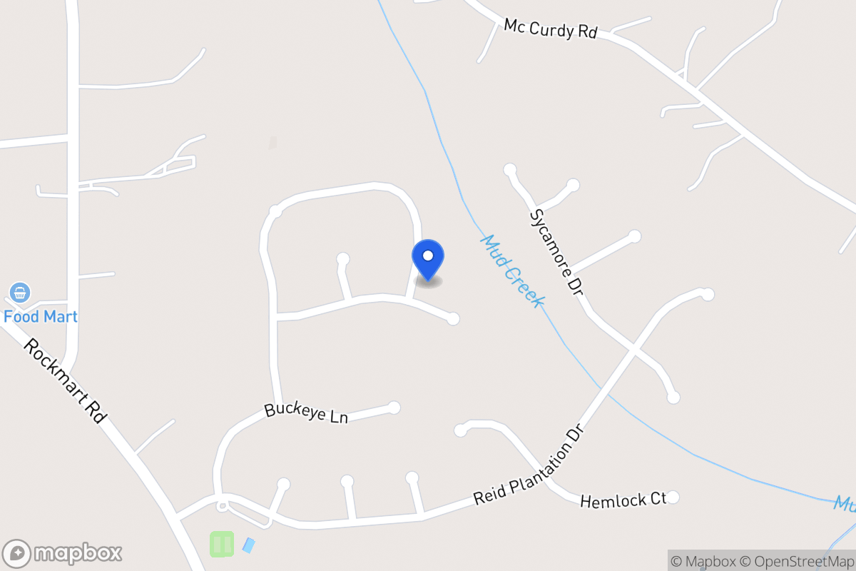Map of 1218 Palmetto Ln