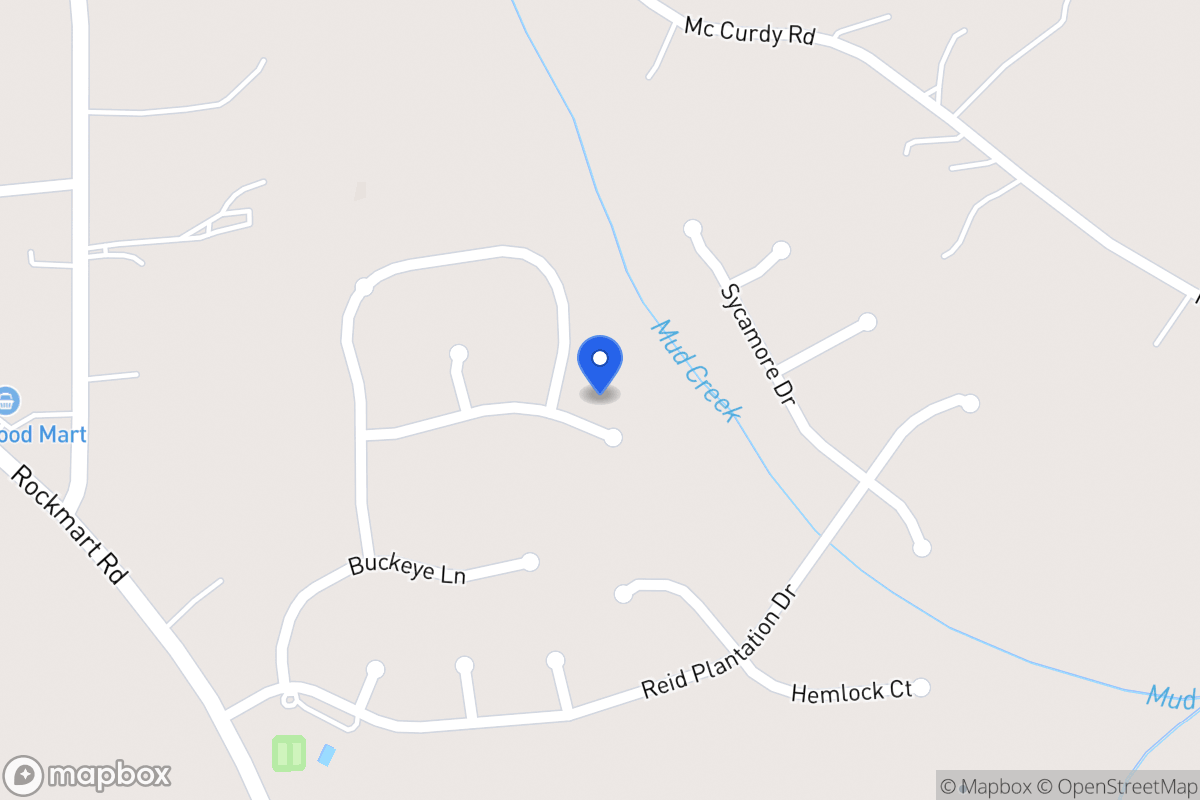 Map of 1220 Palmetto Ln
