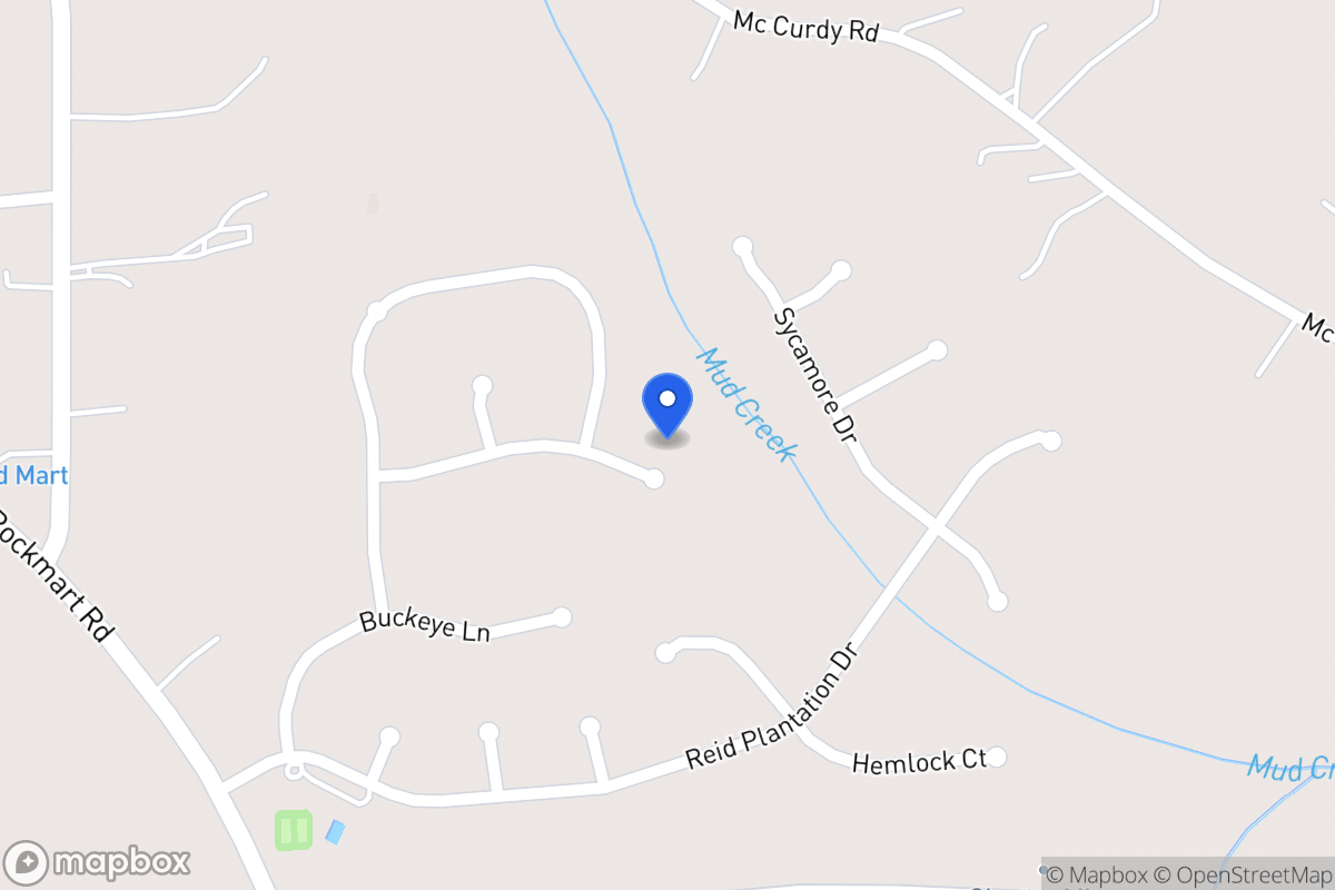 Map of 1222 Palmetto Ln
