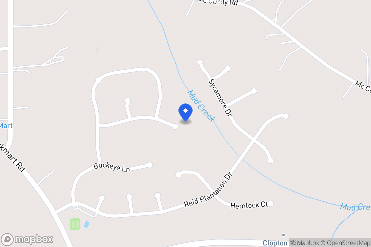 Map of 1224 Palmetto Ln