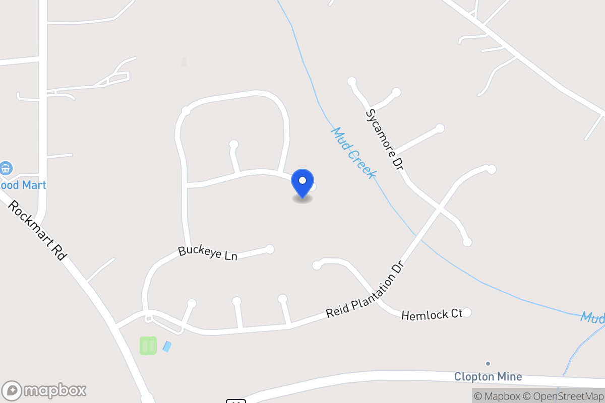 Map of 1221 Palmetto Ln