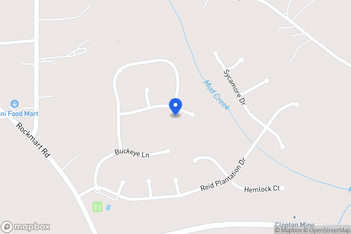 Map of 1217 Palmetto Ln