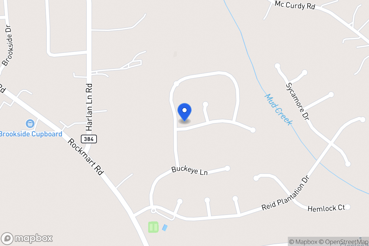 Map of 1109 Red Bud Cir