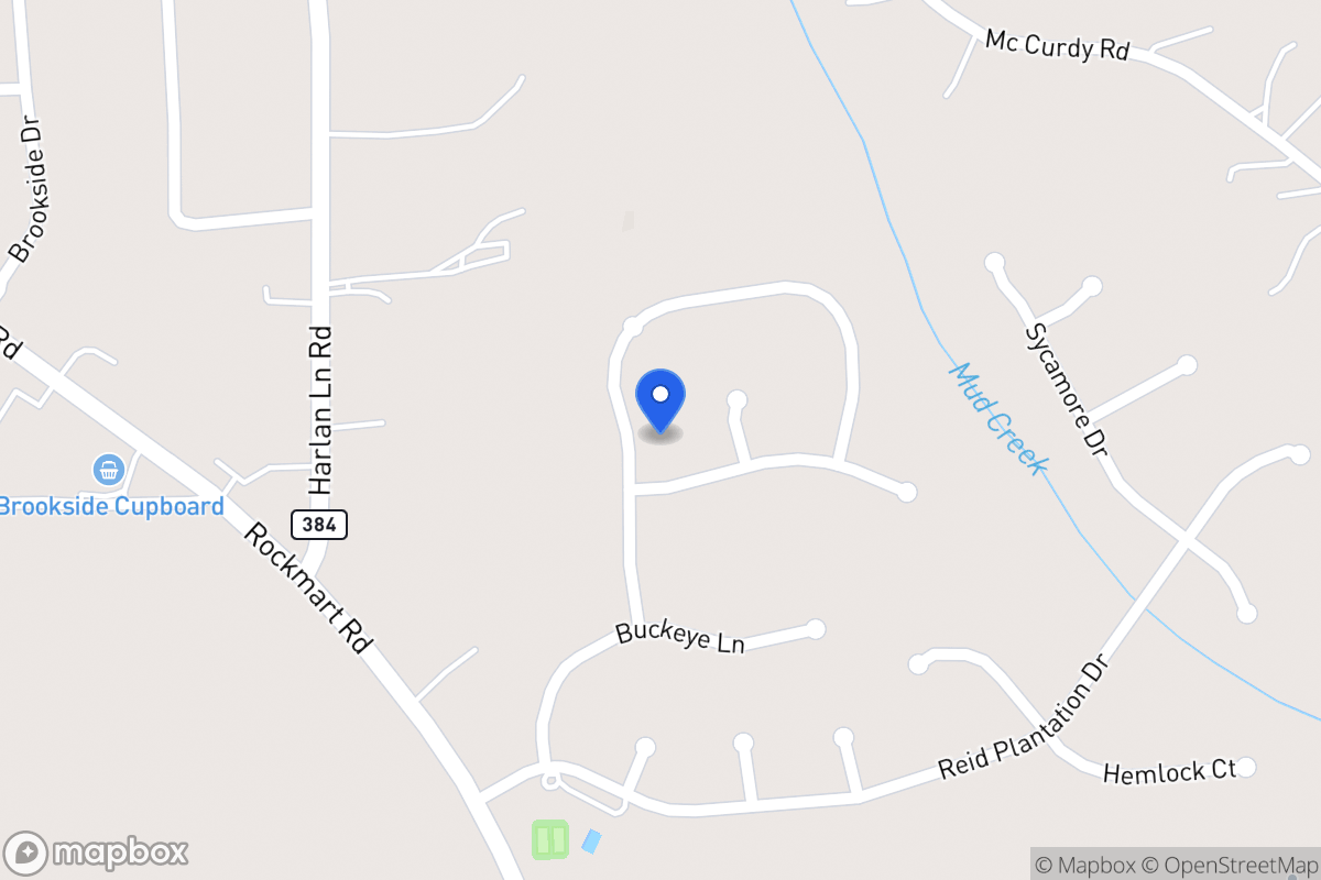 Map of 1111 Red Bud Cir