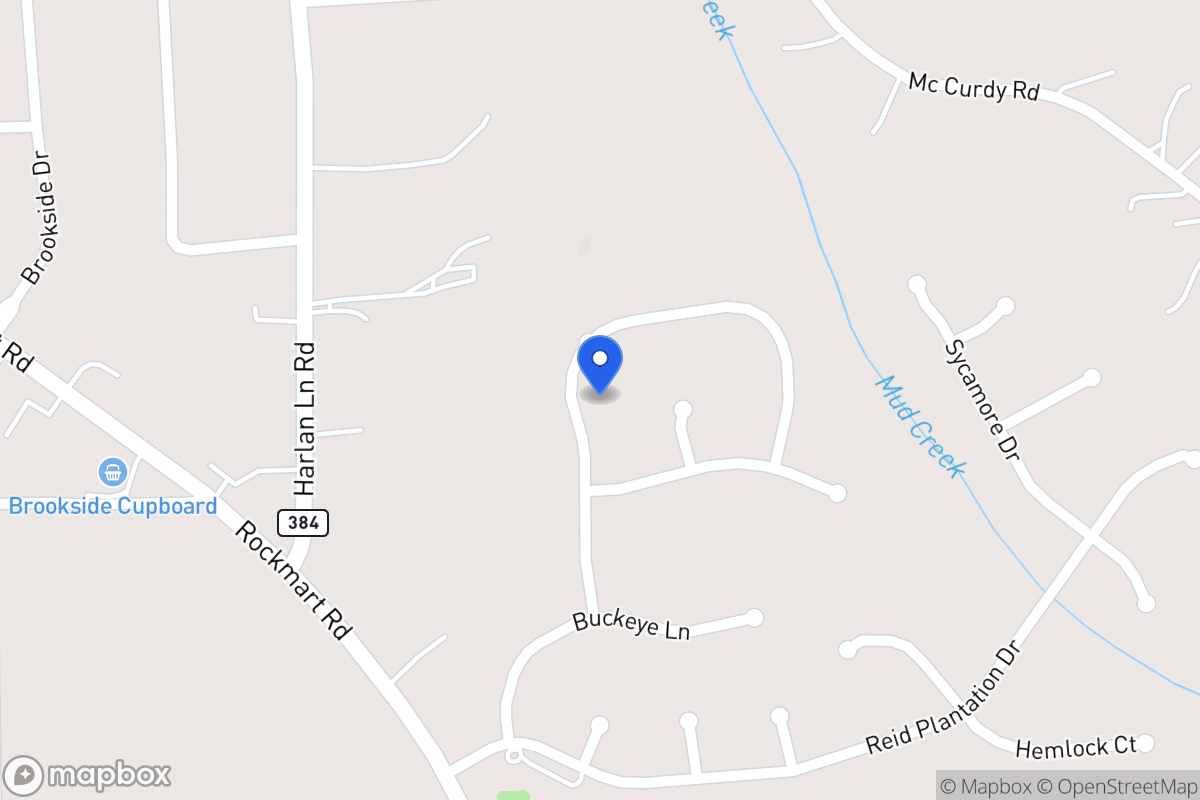 Map of 1115 Red Bud Cir
