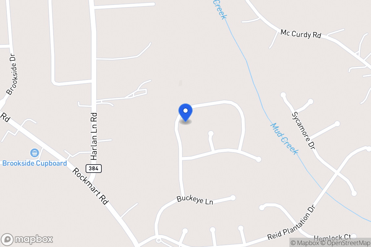 Map of 1117 Red Bud Cir