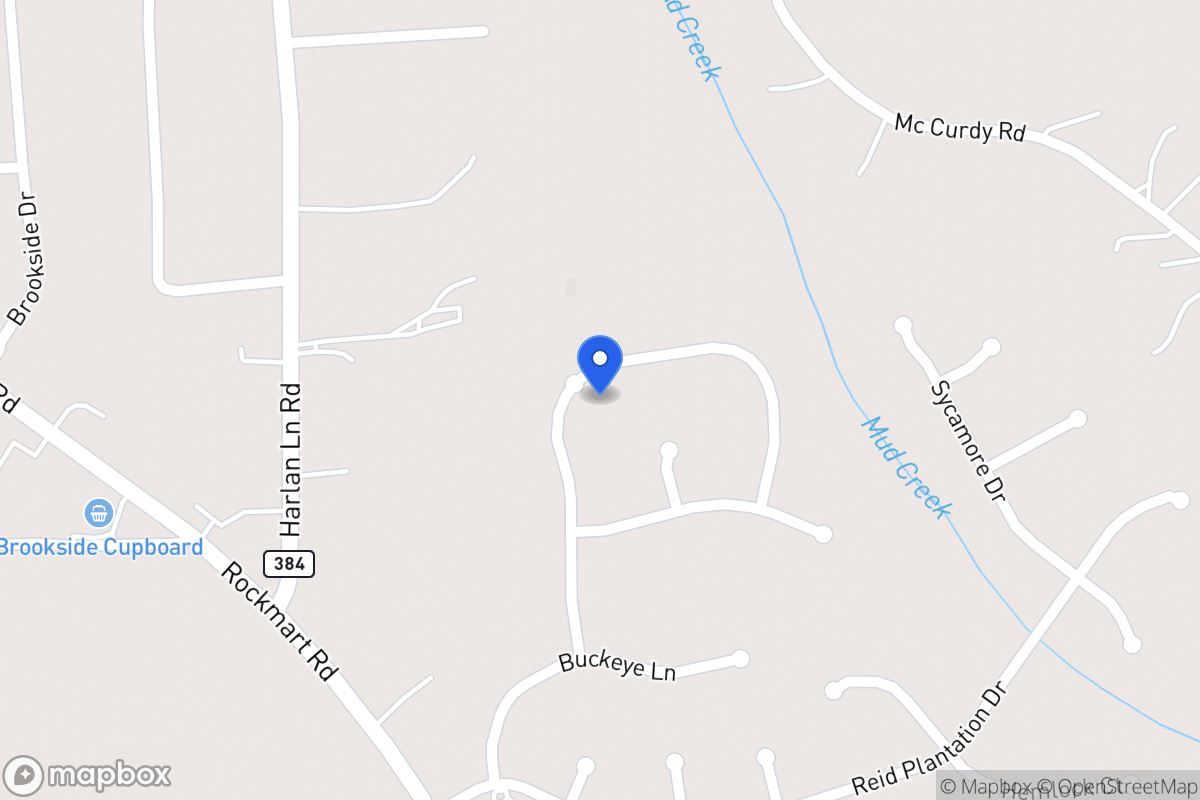 Map of 1125 Red Bud Cir