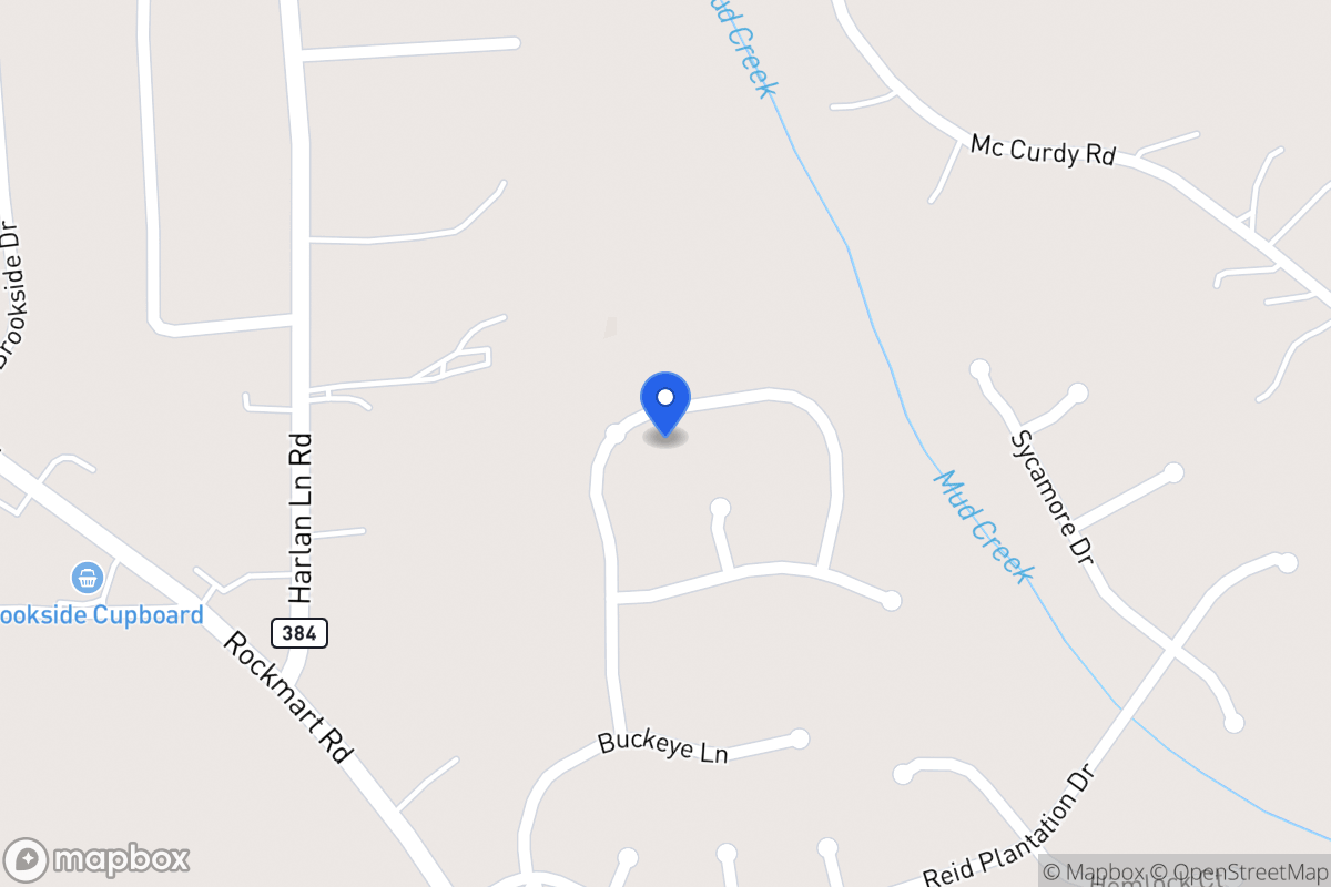 Map of 1127 Red Bud Cir