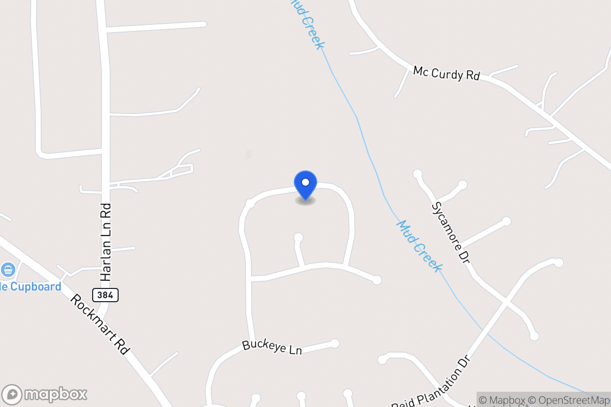 Map of 1133 Red Bud Cir