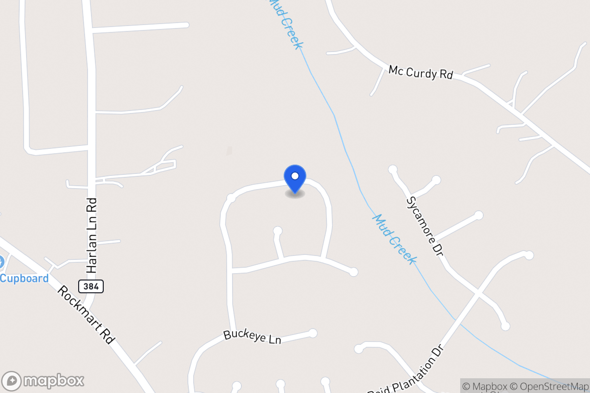 Map of 1135 Red Bud Cir