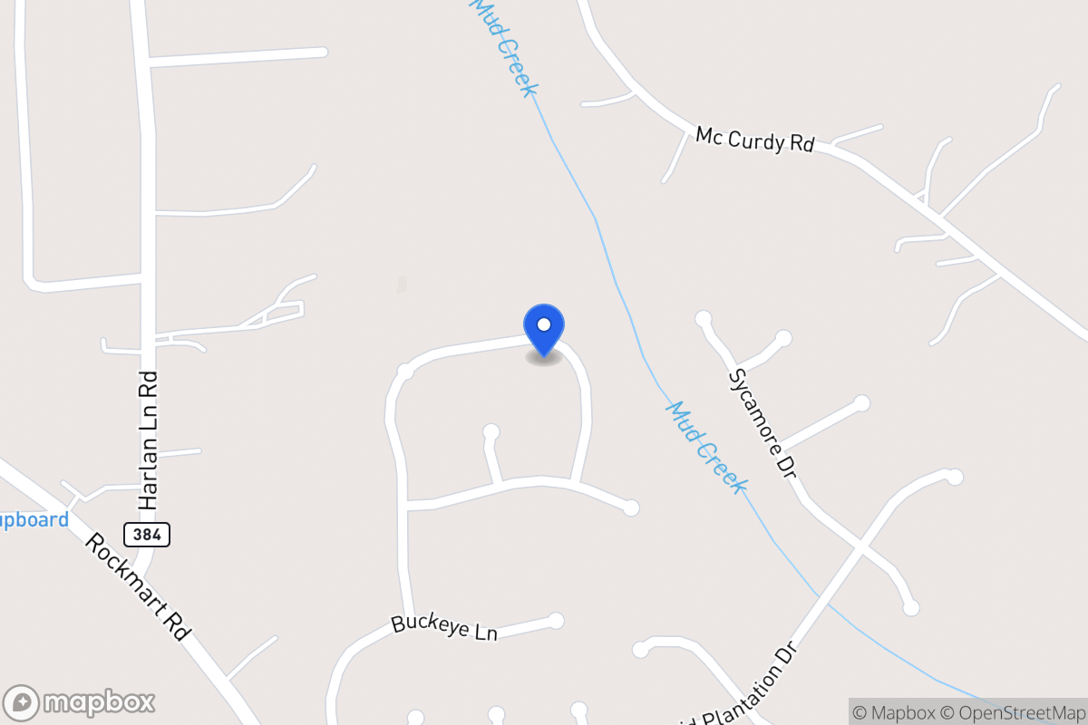 Map of 1137 Red Bud Cir