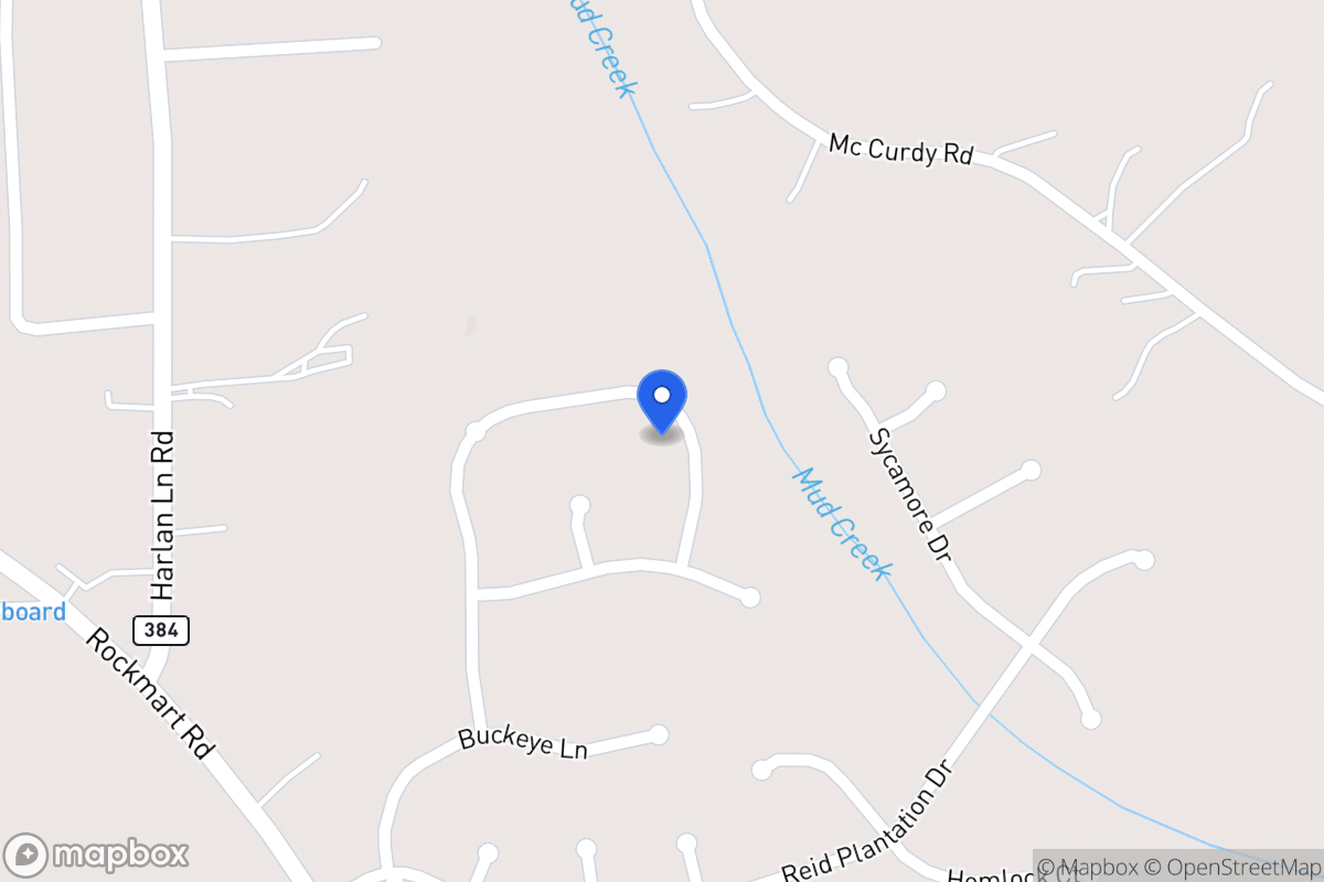 Map of 1145 Red Bud Cir