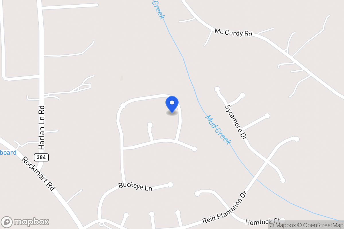 Map of 1151 Red Bud Cir