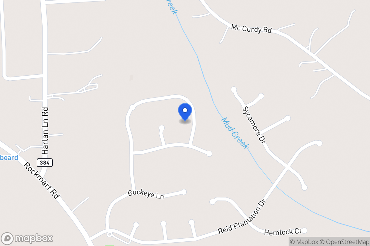 Map of 1153 Red Bud Cir