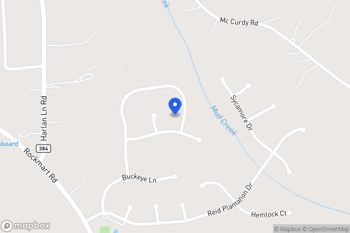 Map of 1155 Red Bud Cir