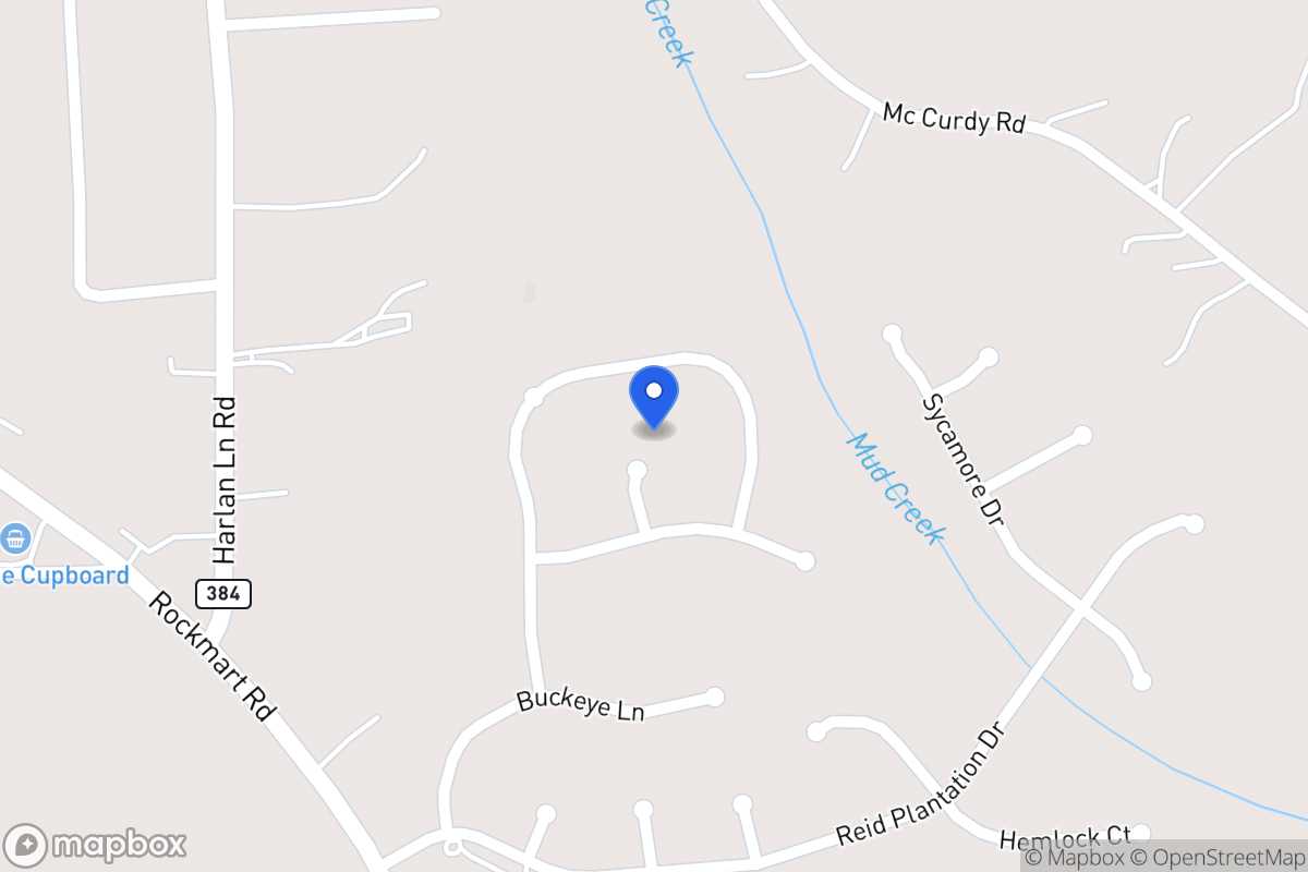 Map of 1307 Gardenia Ct