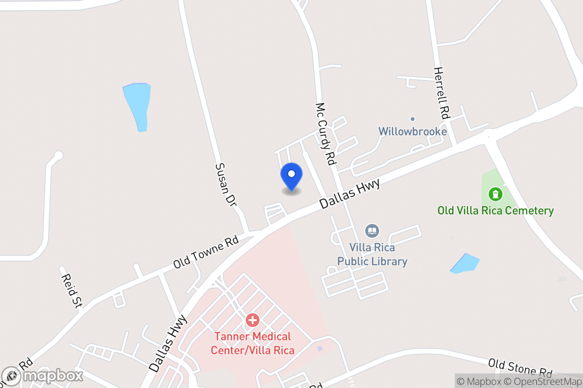 Map of 822 Dallas Hwy