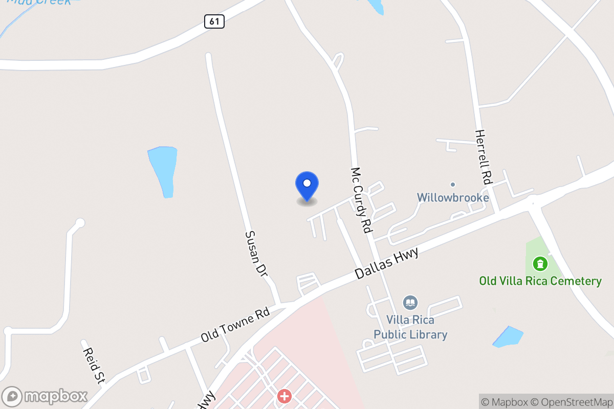 Map of 836 Dallas Hwy