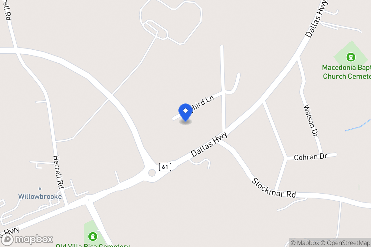 Map of 80 Jaybird Ln