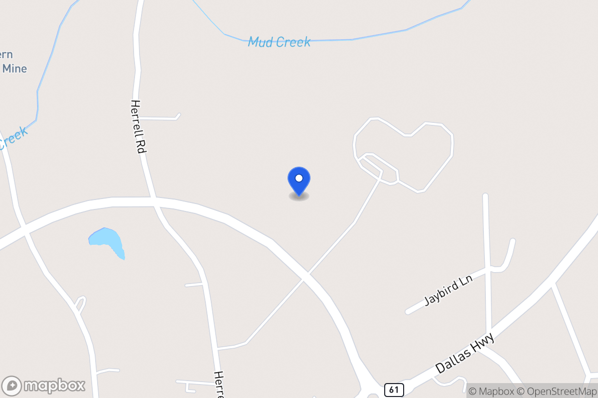Map of 1020 Dallas Hwy
