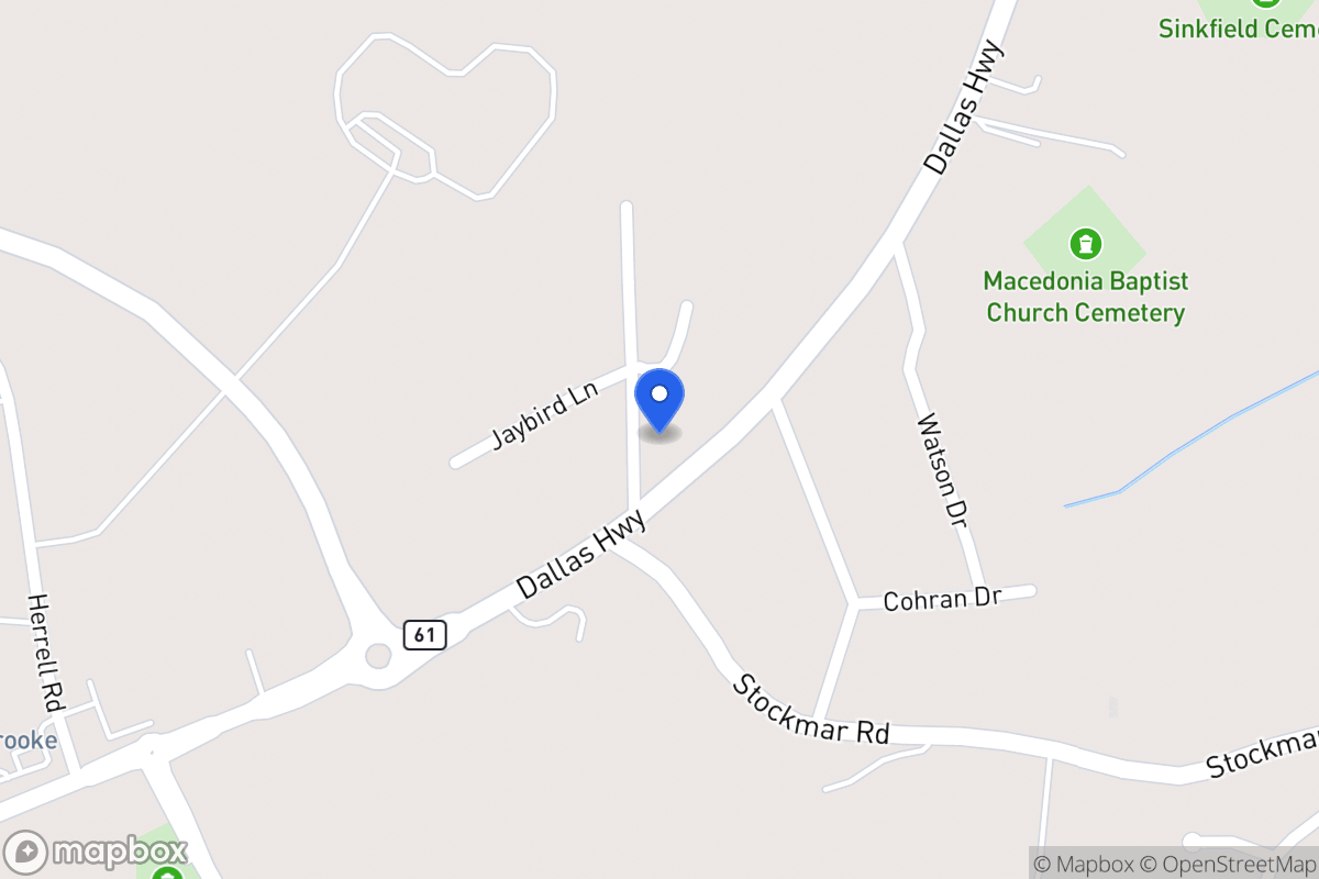 Map of 1136 Dallas Hwy