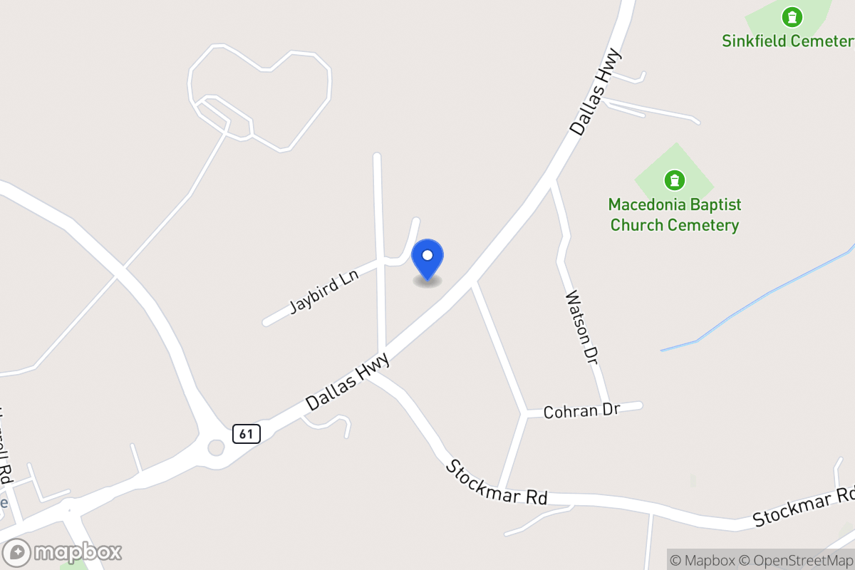 Map of 1150 Dallas Hwy