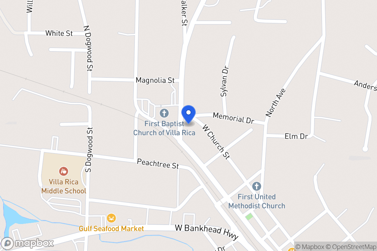 Map of 105 Dallas Hwy