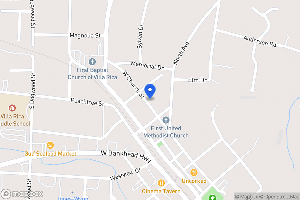 Map of 509 W Church St