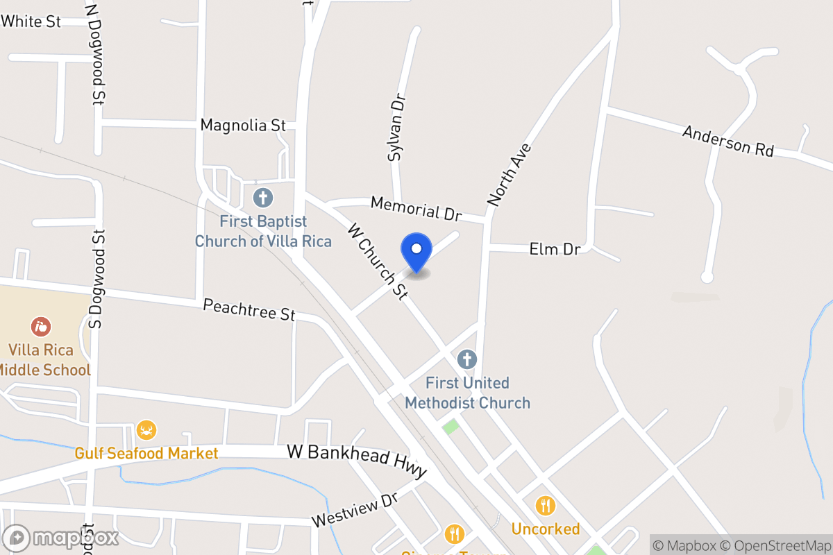 Map of 515 W Church St