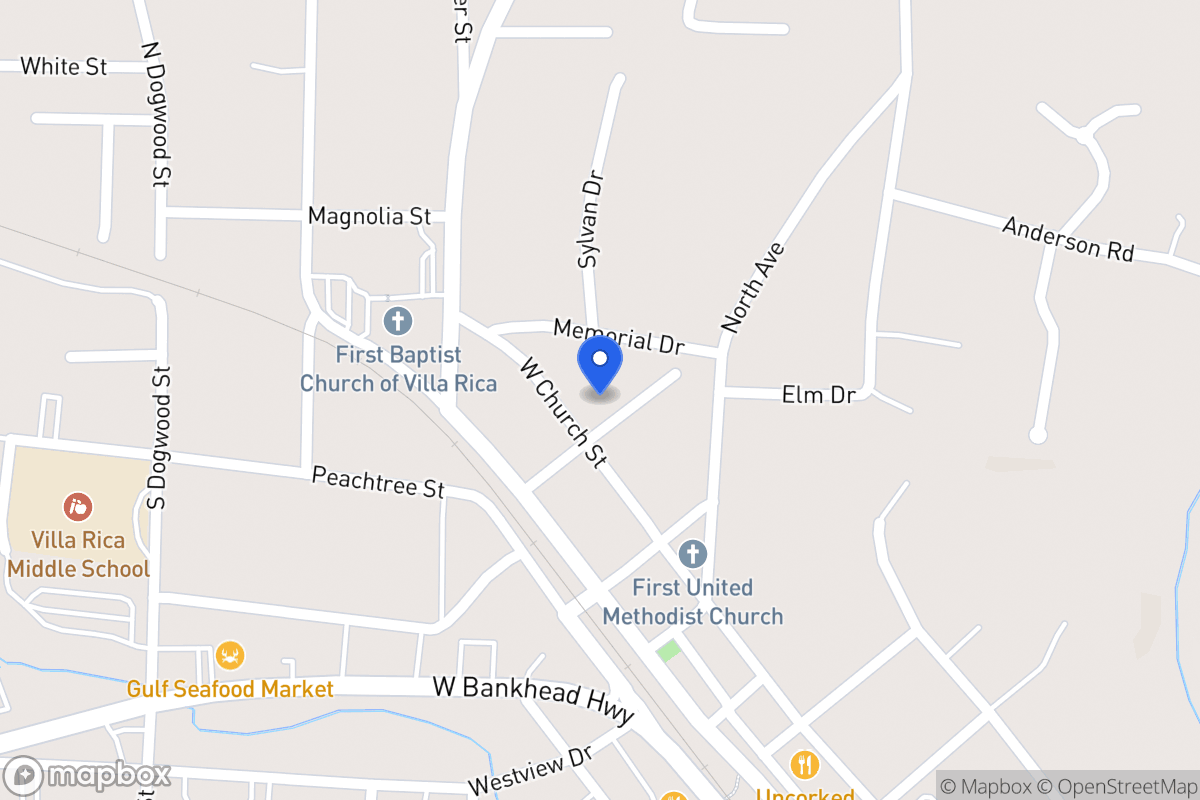 Map of 517 W Church St