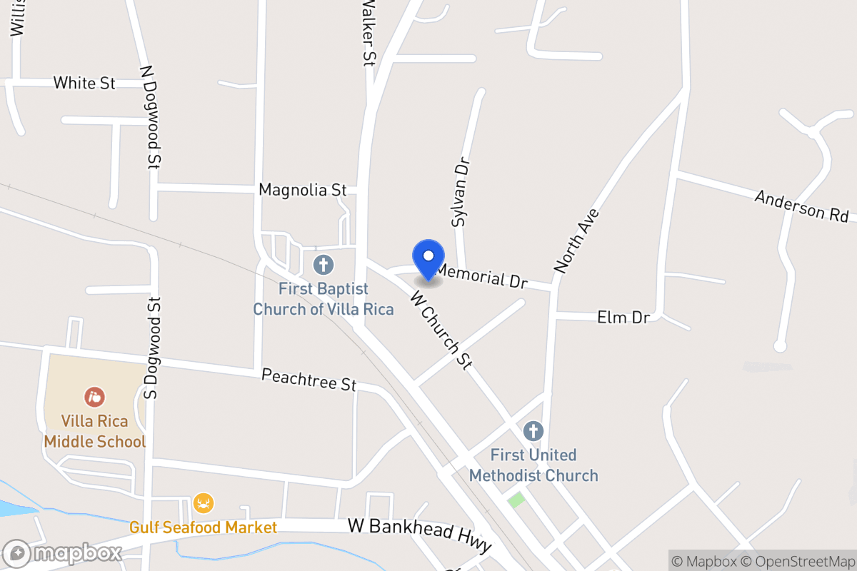 Map of 527 W Church St