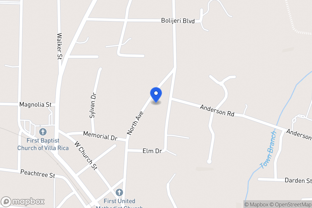 Map of 325 North Ave