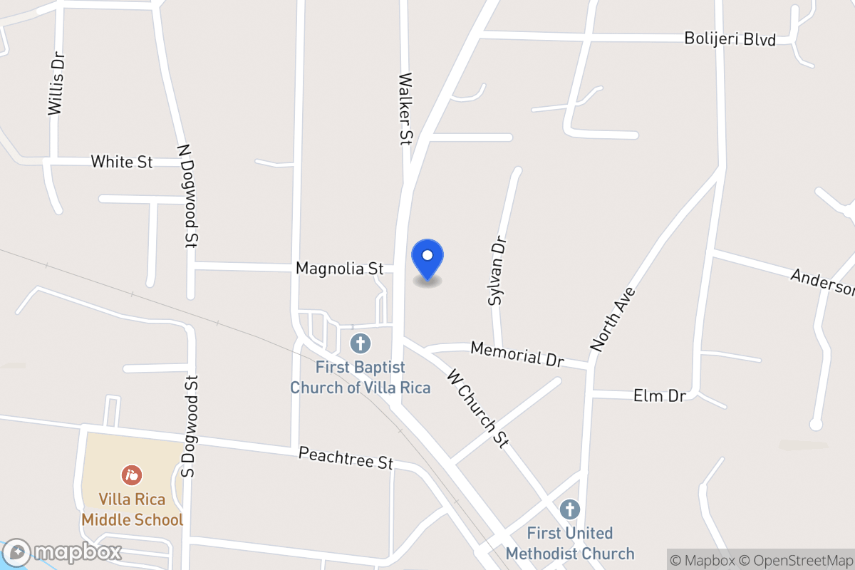 Map of 123 Dallas Hwy