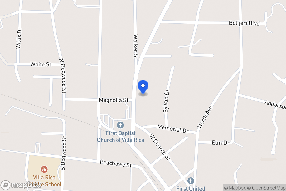 Map of 201 Dallas Hwy
