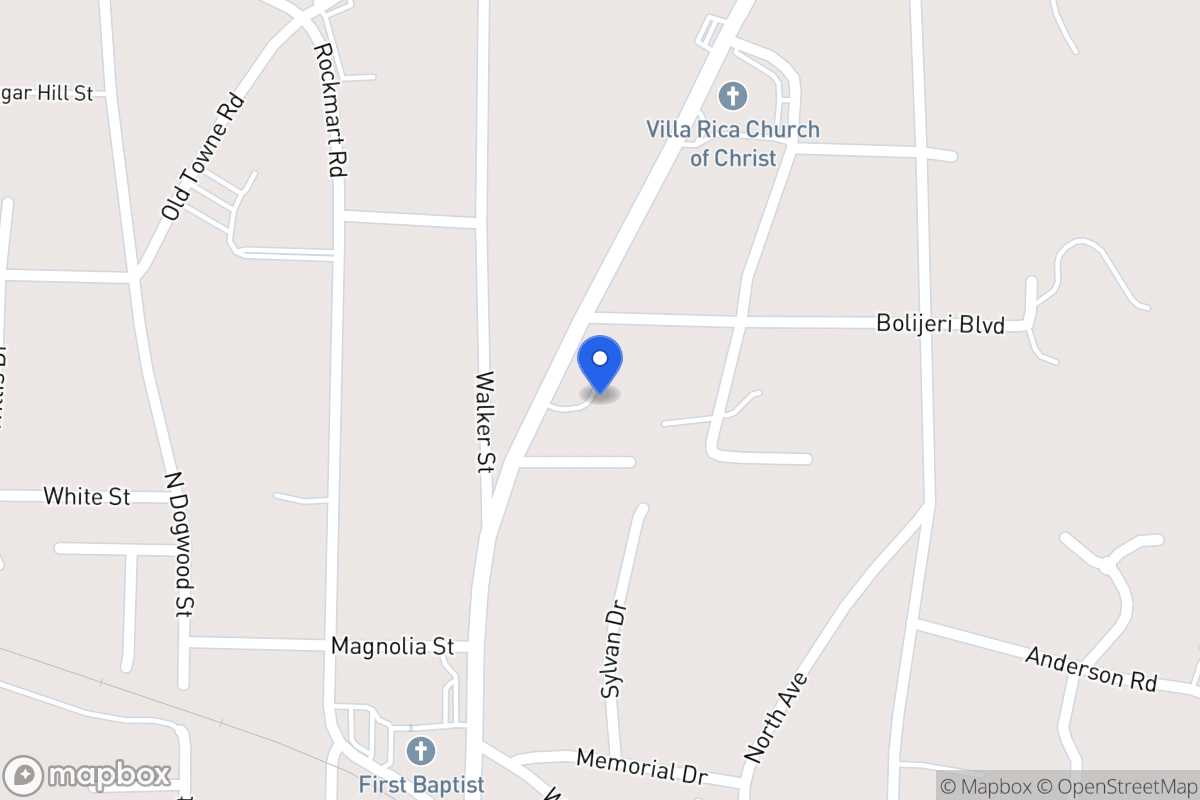 Map of 321 Dallas Hwy