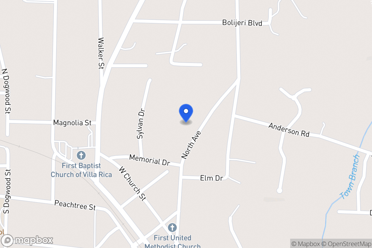 Map of 318 North Ave
