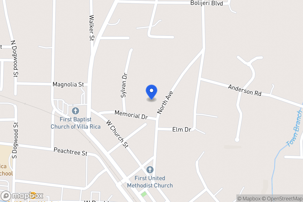 Map of 308 North Ave