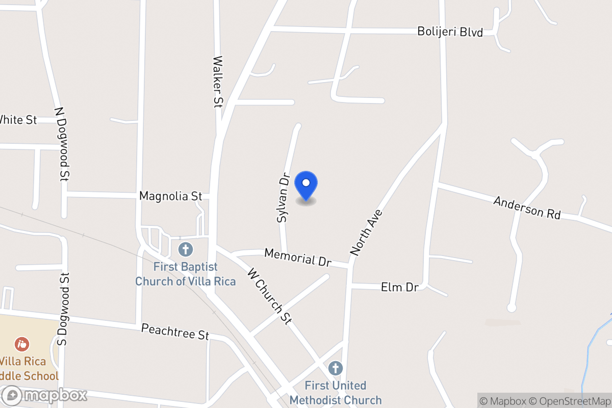 Map of 313 Sylvan Dr