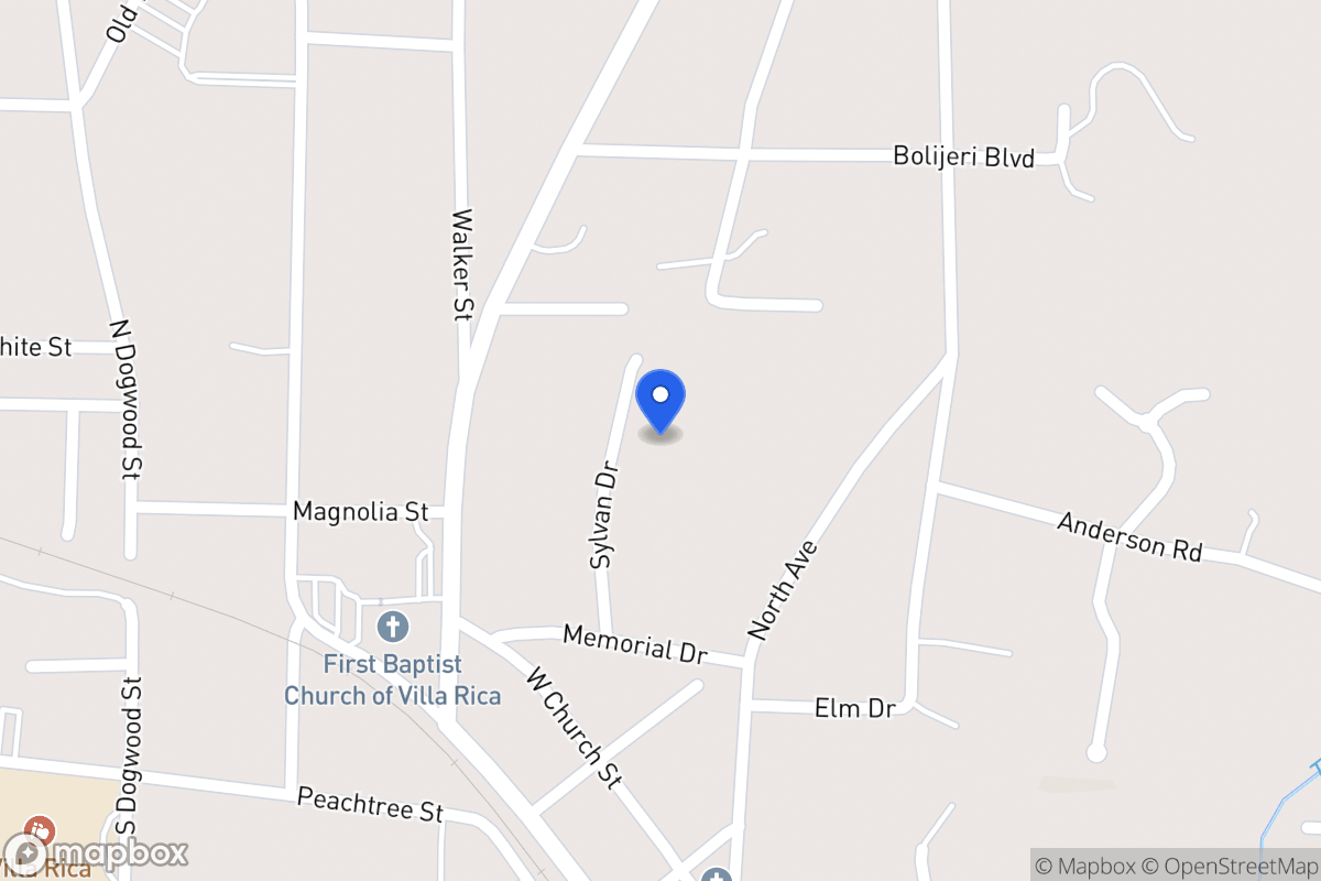 Map of 323 Sylvan Dr