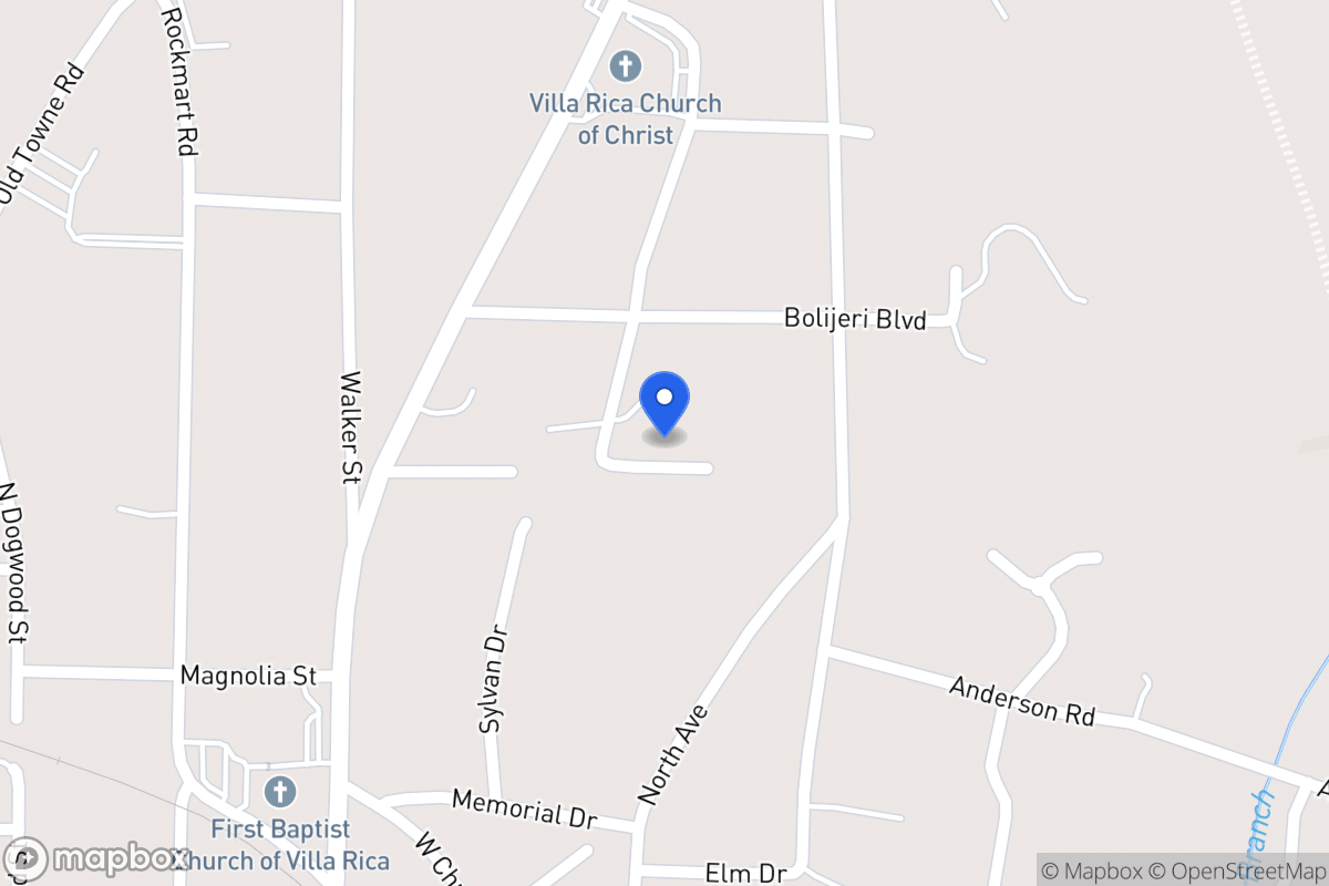 Map of 84 Cross Creek Ct