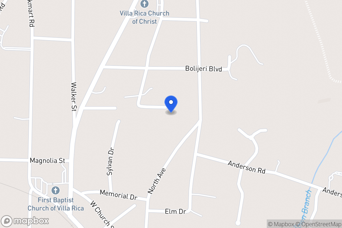 Map of 115 Cross Creek Ct
