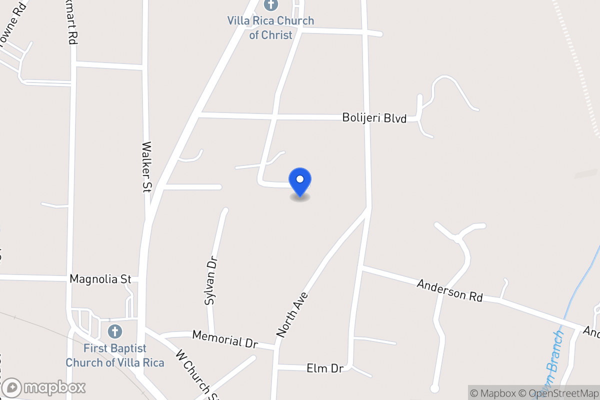 Map of 103 Cross Creek Ct