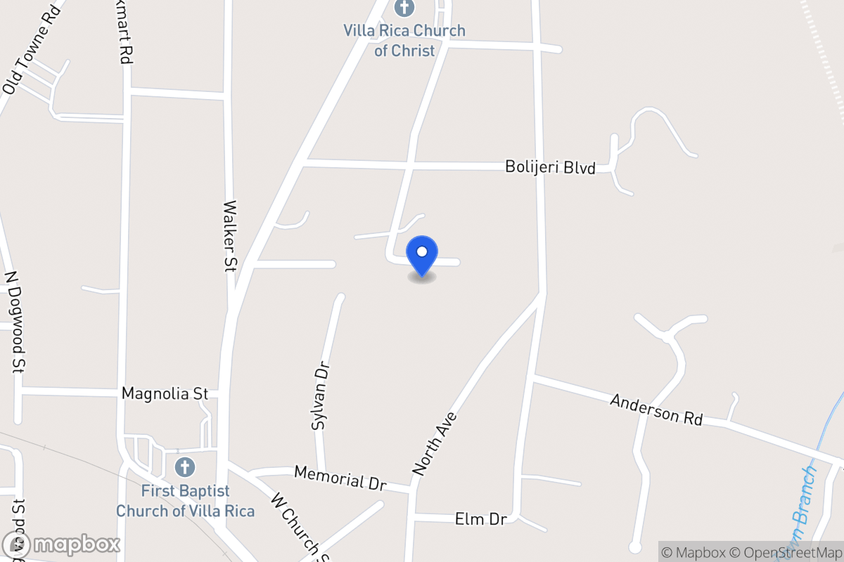 Map of 91 Cross Creek Ct