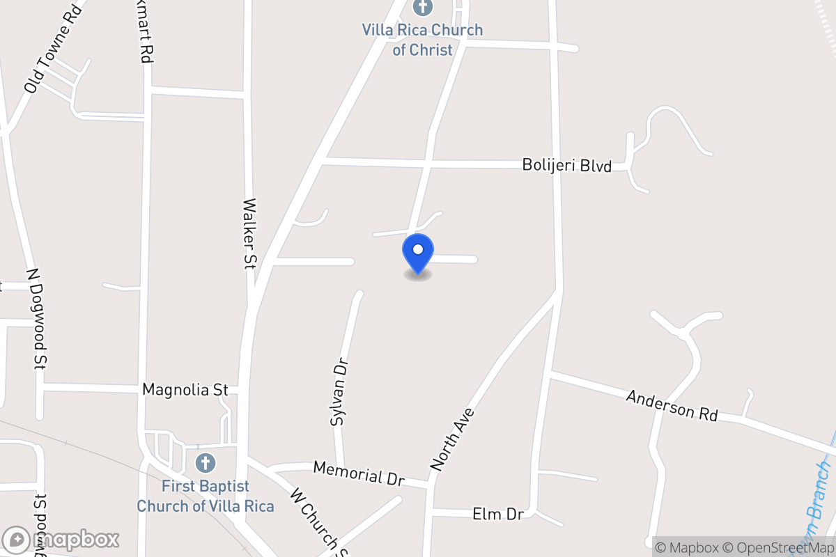 Map of 85 Cross Creek Ct